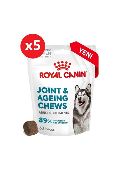 Royal Canin Joint&ageing Chews Eklem Ve Sağlıklı Yaşlanmayı Destekleyen Tamamlayıcı Köpek Ödül Maması 240g 5 Paket