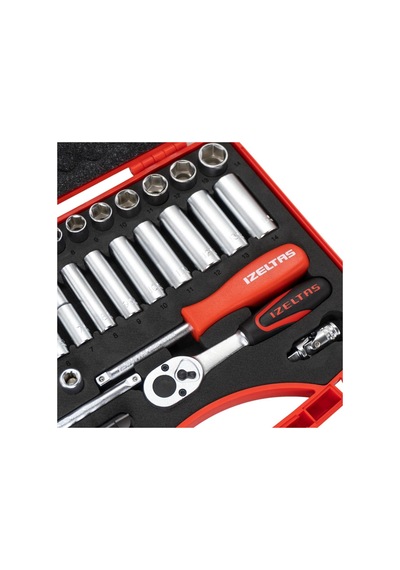 İzeltaş 1/4" Altı Köşe Mini Lokma Anahtar Ve Bits Set 48 Parça
