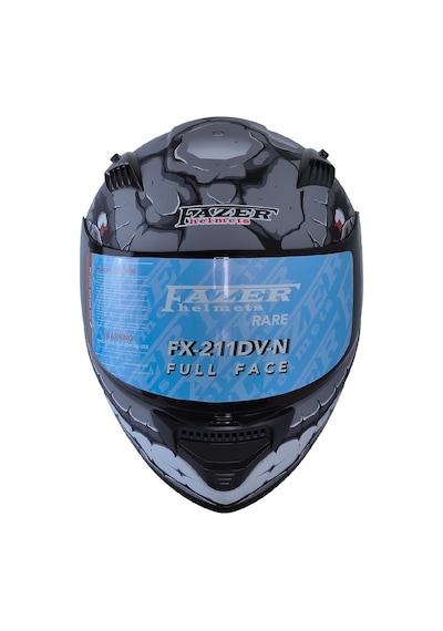 Fazer Ece 22.R06 Double Vizörlü Full Face Motorsiklet Kaskı Fantastic Çok Renkli