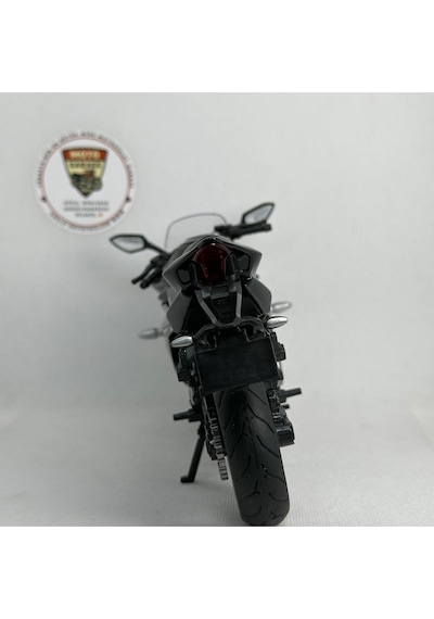 Cfmoto 250sr 1:12 Sesli Işıklı Diecast Motosiklet Modeli - Siyah