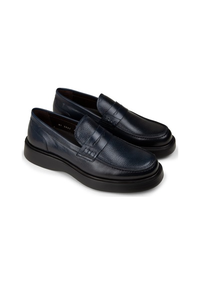 Deery Erkek Hakiki Deri Lacivert Loafer - F6683mlcvp01 Lacivert