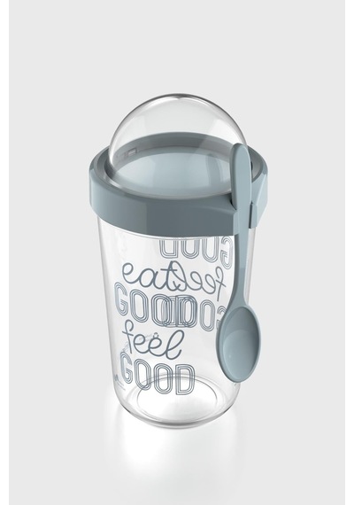 Renga Orbit 600 Ml Eat Good Desen Tritan Müsli Ve Atıştırmalık Kabı 192009 Turkuaz
