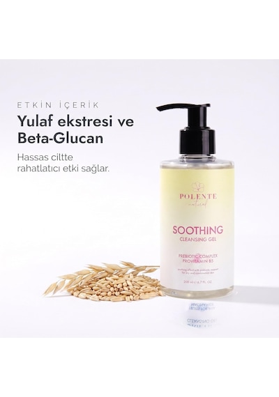 Lexroo Soothing Cleansing Gel, Yatıştırıcı Yüz Yıkama Jeli, 200 Ml