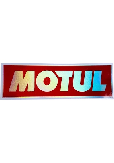 Motul Kırmızı Hologram Sticker 15x5 Cm
