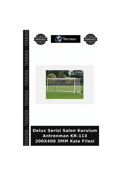 Delux Serisi Salon Kurulum Antrenman Kr-113 200x400 3mm Kale Filesi