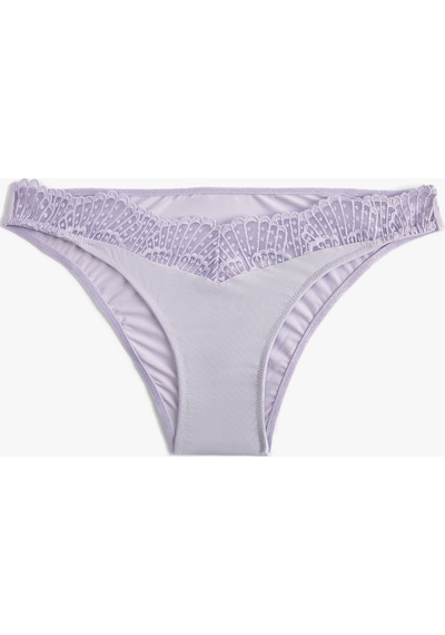 Koton Brief Külot Dantelli Normal Bel Lila 4slk30197mk Lila
