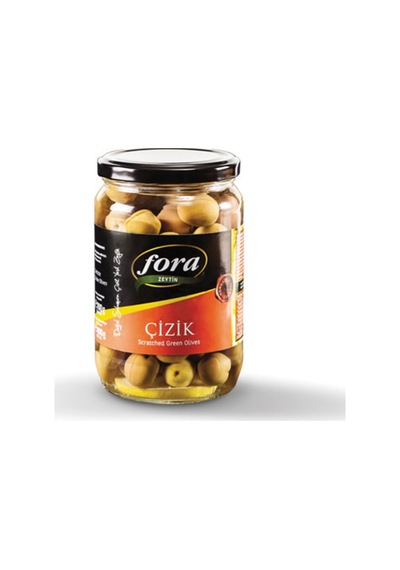 4 Adet Fora Yeşil Çizik Zeytin 261-290 Ad/kg 400 G