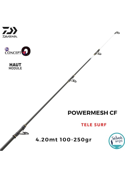 Daiwa Powermesh Cf 4.20mt 100-250gr Teleskopik Surf Kamış