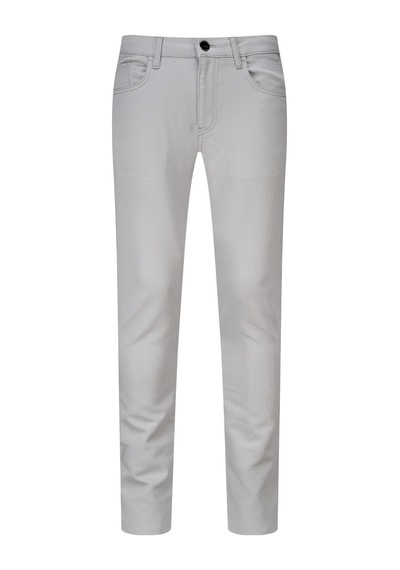 Hatemoğlu Gri Slim Fit Pamuklu 5 Cep Kanvas Pantolon Hatemoğlu Gri Slim Fit Pamuklu 5 Cep Kanvas Pantolon