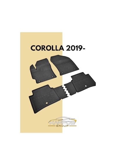 Toyota Corolla 2019- Uyumlu 4.5d Sahler Oto Paspas