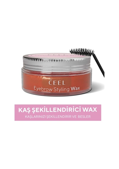 The Ceel Kaş Şekillendirici & Sabitleyici Wax E Vitamini Glycerin Hint Yağı 50 ml