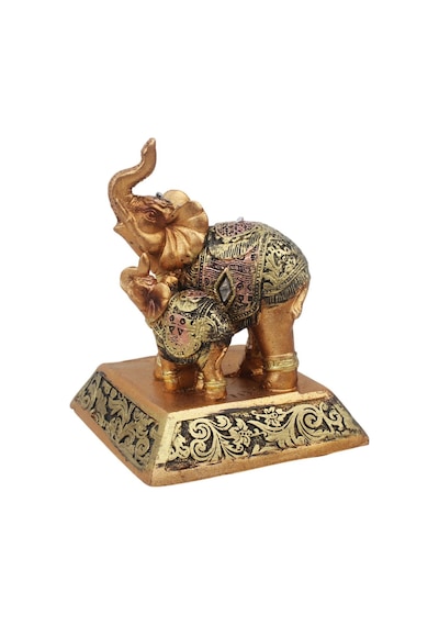 Feng Shui Şans Getiren Fil Biblo Mücevher Kutusu 14 Cm Dekoratif Ev Hediyesi Lüks Tasarım