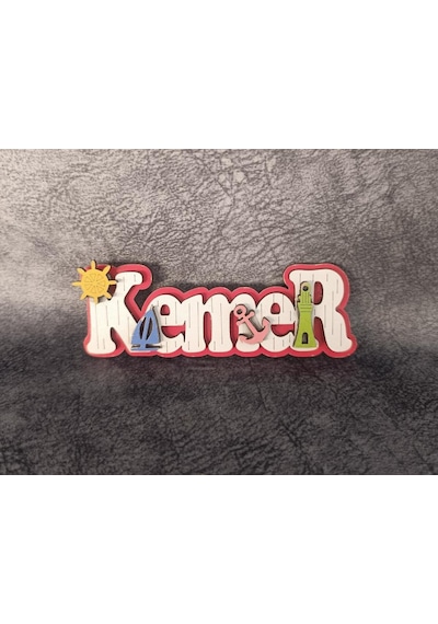 Magnet Dümen Çapa Gemi Kule Yelken Deniz Kabuk Nazar Göz Buzdolabı Süsü Ahşap Magnet Mıknatıslı Hediyelik Eşya 16702862