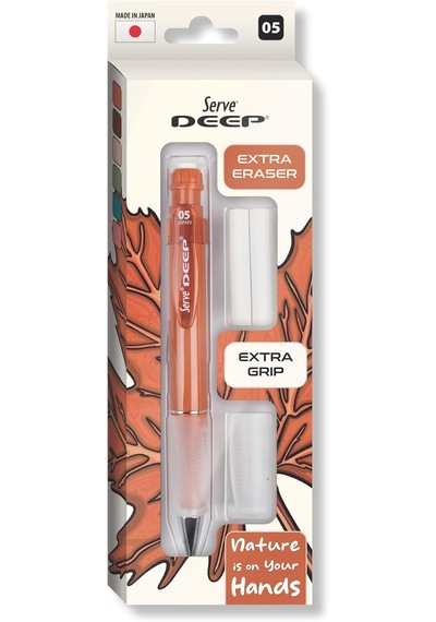 Deep Klm &amp Grıp&amp Sılgı Yedeklı Set 05mm Kıremıt Genel