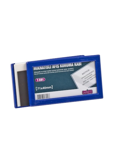 Lamiess T-691 71x40 MM Mıknatıslı Afiş Koruma Kab 90'lı