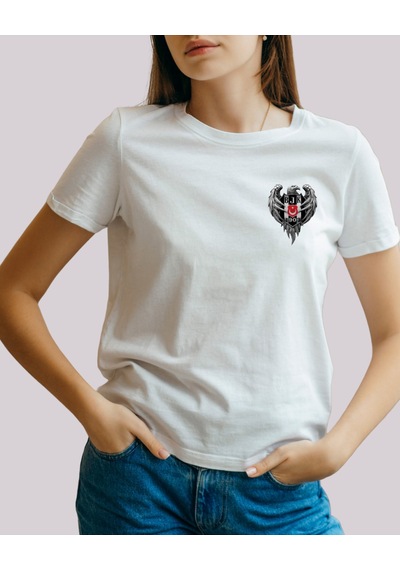 Butter Together Baskılı Tasarım T-shirt Beyaz