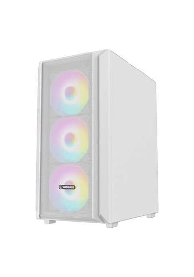 Rampage Beta Mesh 650w 80+ Beyaz Temperli Cam 4x120mm Argb Fan Akak0rmp0008