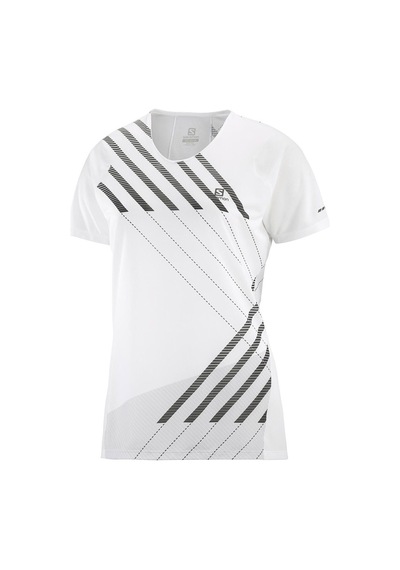 Salomon Sense Aero Ss Tee W 27049 Beyaz