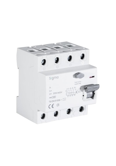 Sigma Shm4040030 4x40a 30ma Kaçak Akım Koruma Rölesi 6ka
