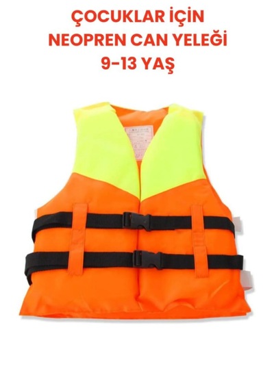 S Beden 4-8 Yaş Turuncu Çocuk Can Yeleği Neopren Sünger Yüzme Yeleği Çocuklar İçin Yüzdürme Yeleği