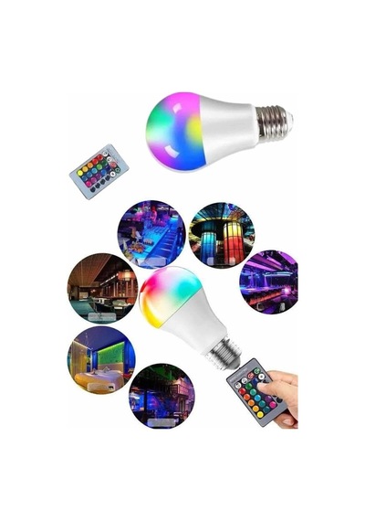 Mey İthalat Ayarlanabilir Parlaklık Rgb Led Ampul Beyaz Lamba Ve Renkli Ampul Diğer