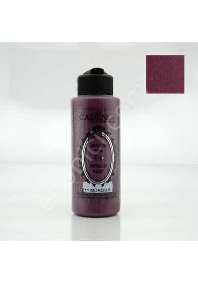 Cadence Metalik Boya - 211 Mürdüm 120Ml