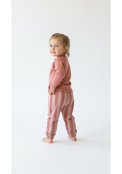 Miababy Çizgili Mummy&dadys Girl 2 Li Takım Pudra