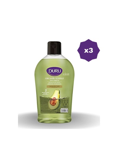 Duru Avakado Sıvı Sabun 1500 ML 3 Adet