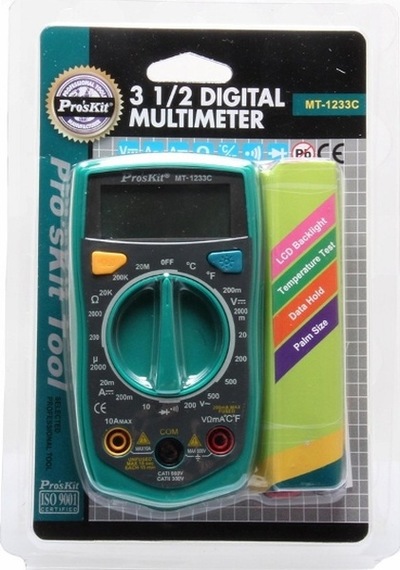 Proskit Mt-1233c Dijital Multimetre Ölçü Aleti N11.1680
