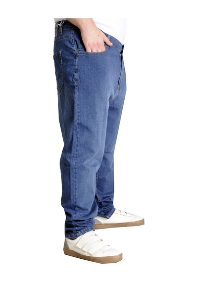 Mode Xl Büyük Beden Erkek Pantolon Kot Klasik Toronto Blue 22936 Mavi 001