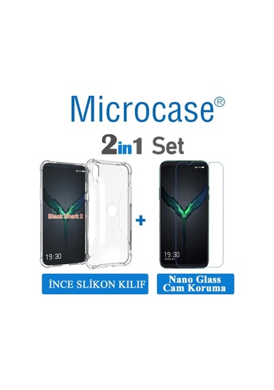 Xiaomi Black Shark 2 0.2 Mm Ince Silikon Kilif + Nano (Seçin) 361125823