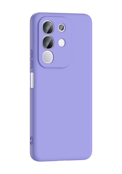 Vivo Y29 4g Kılıf Yumuşak Silikon Kamera Korumalı Lansman Cherena Siyah