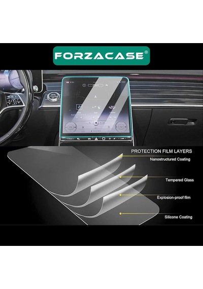2in1 Tesla Model Y New Juniper Navigasyon Multimedya Uyumlu Nano Ekran Koruyucu Film - Fc1118 Standart