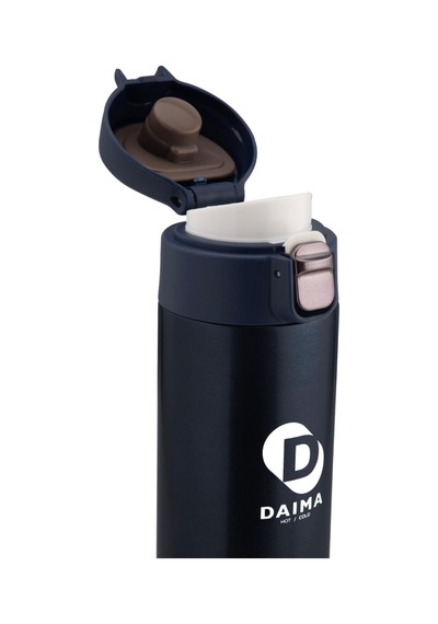 Daima Handy 520 Ml 12 Saat Sıcak 24 Saat Soğuk Lacivert Termos Lacivert