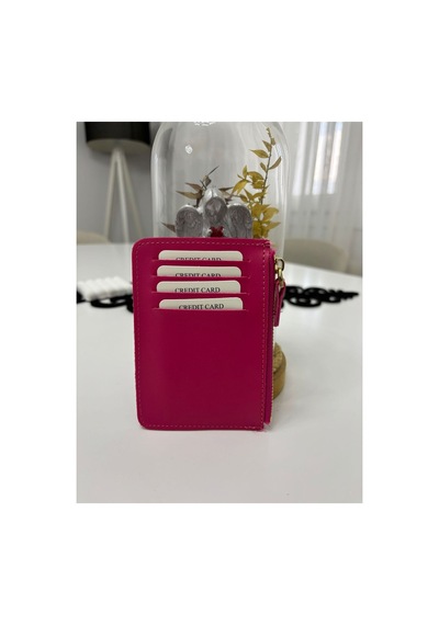 Store Kadın Şık Kullanışlı Kartlık Pembe Koyu