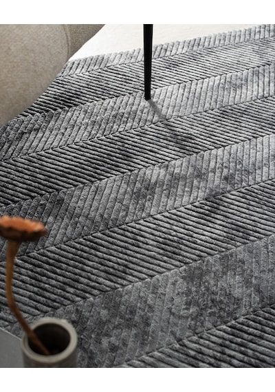 Madame Coco Eze Halı - Antrasit - 160x230 Cm 8684427051535 Gri