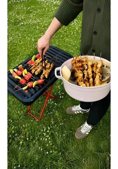 30x70 Cm Mangal Açılır Ayak Çok Renkli
