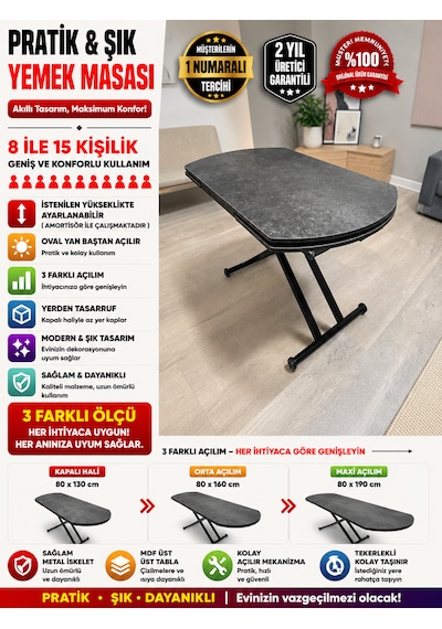 Oval Yan Baştan Açılır Akıllı Masa Üst Tabla Mdf Yüksekliği Ayarlanabilir Pratik Siyah Mekanizmalı Antrasit Oval Yan Baştan Açılır Akıllı Masa Üst Tabla Mdf Yüksekliği Ayarlanabilir Pratik Siyah Mekanizmalı Antrasit