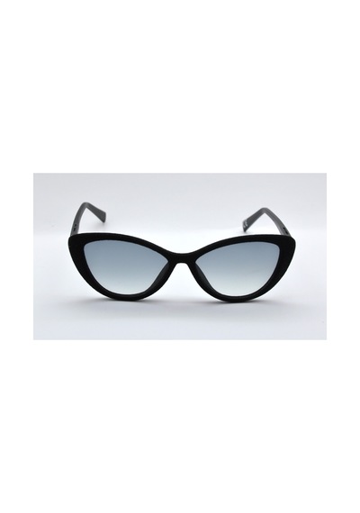 0404v 51 009 Siyah Kadife Cat Eye Gri Kız Çocuk Güneş Gözlüğü Siyah