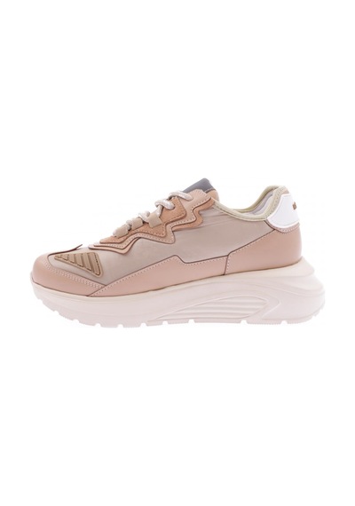 Dgn Es7005-22y Kadın Bağcıklı Kalın Taban Sneakers Ayakkabı ES705-2007-R1806 Ten