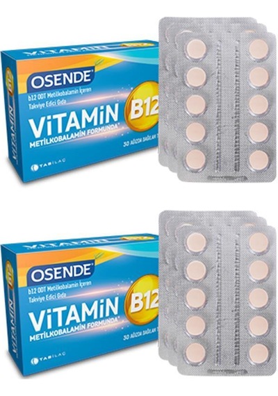 Osende Vitamin B12 30 Tablet 2 Adet