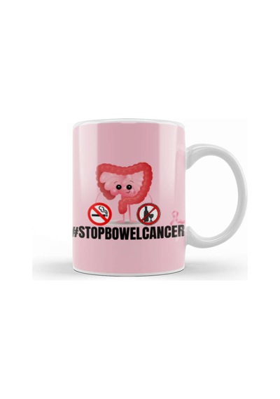 Bowel Cancer Awareness Da Bowel Cancer Awareness Month Kupa Bardak Porselen Karışık
