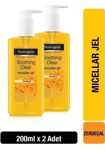 Neutrogena Soothing Clear Micellar Jel 200 ML x2