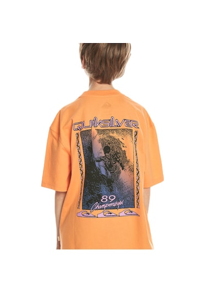 Quiksilver Back Flash Ss Youth Turuncu Turuncu