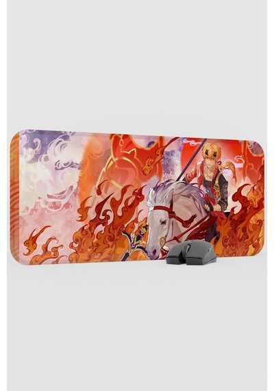 Thoma Genshin Impact Anime Oyuncu V3 - 70x30 Xl Gaming Mouse Pad Fare Altlığı