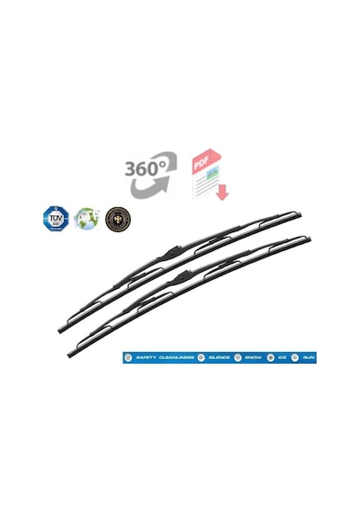 Ağır Vasıta Metal Tip Ön Renault Track C-k-t "+ " + 2013 Silecek