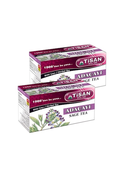Tisan Adaçayı Bitki Süzen Poşet Çay 2'li 20 x 2.5 G
