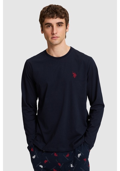 U.S. Polo Assn. Erkek Lacivert Pijama Takımı 50333261-vr033