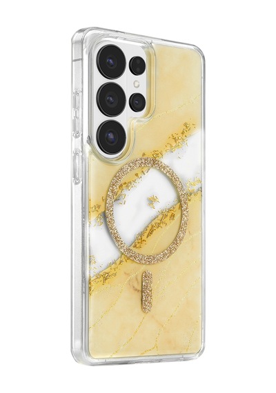 Onegif Samsung Uyumlu Galaxy S26 Ultra Lotus Simli Magsafe Kapak - Gümüş - 100 00