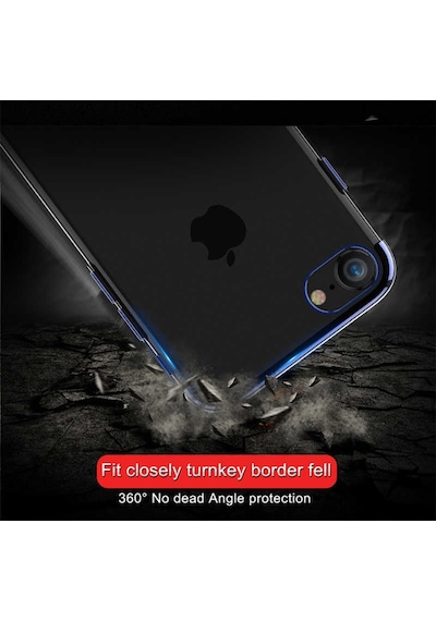 Apple Uyumlu iPhone Se 2020 Kilif Zore Dört Köseli Lazer Silikon Kilif 484243382